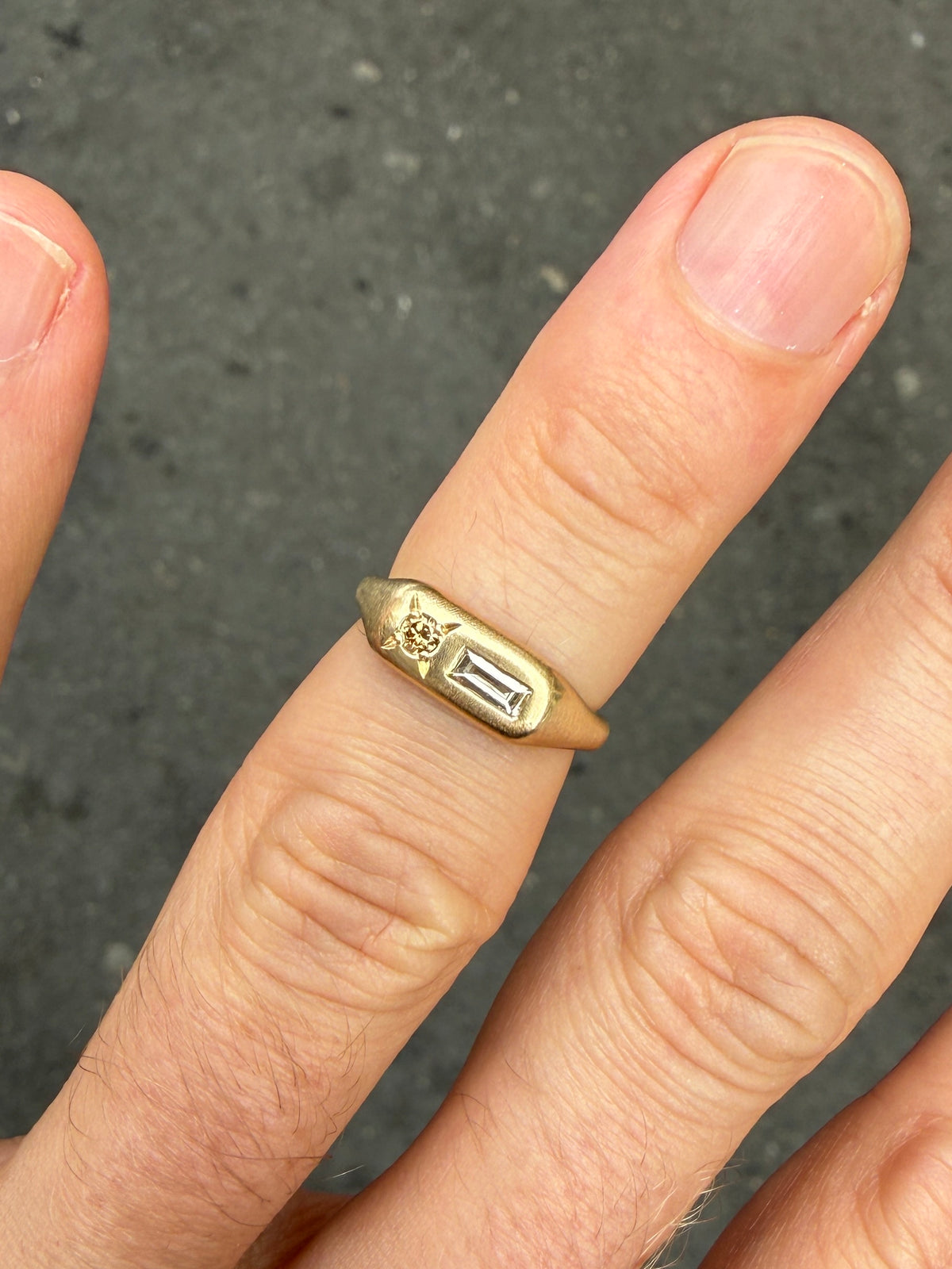 DIAMOND CASSETTE RING
