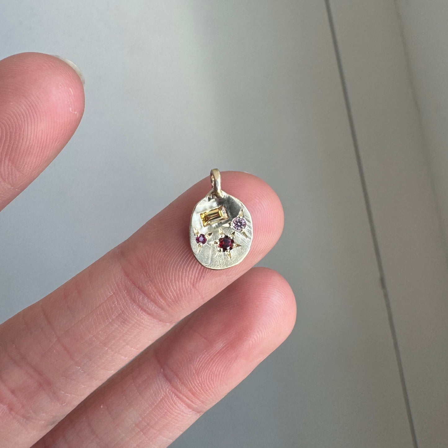 Neapolitan Orange Pendant (50cm chain)