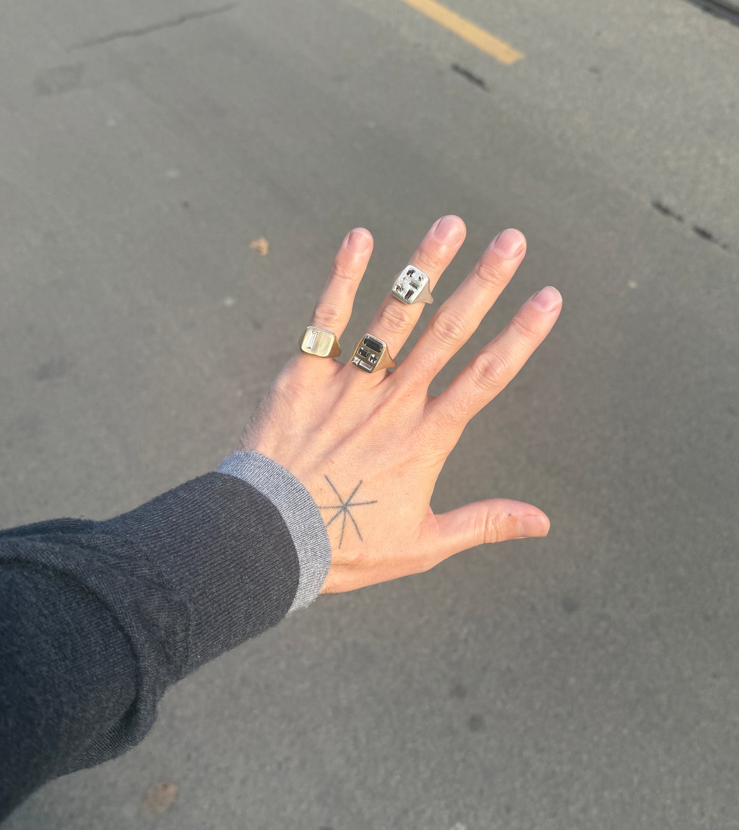 BROWN FLORENTINE RING
