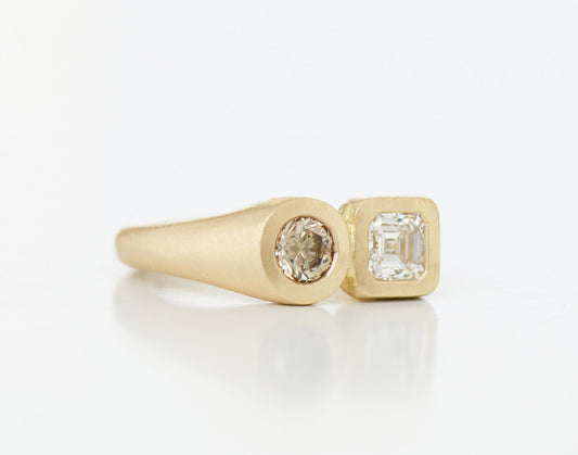 CHAMPAGNE DUO RING