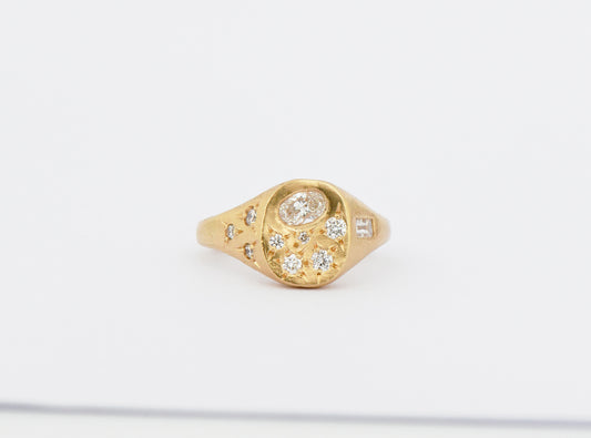 Diamond Scatter Spazio Ring