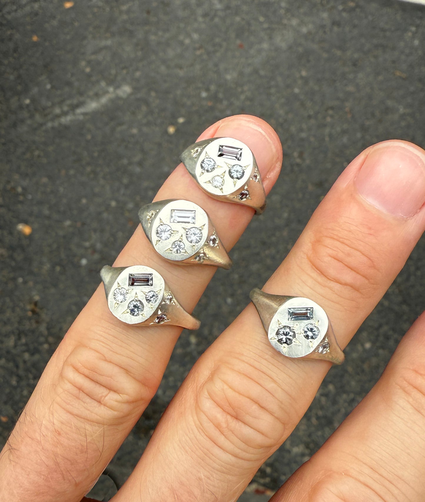 Grey Treasure Ring
