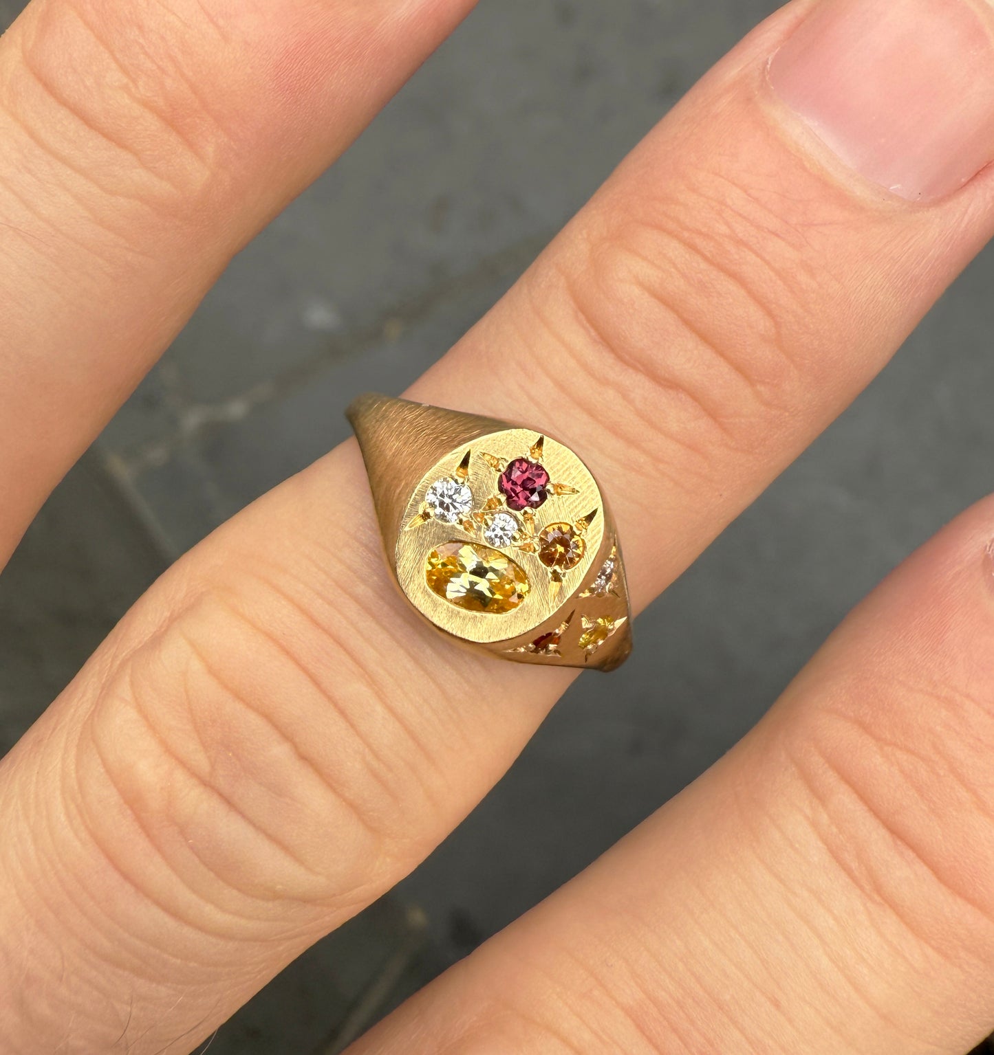 Orange Treasure Ring