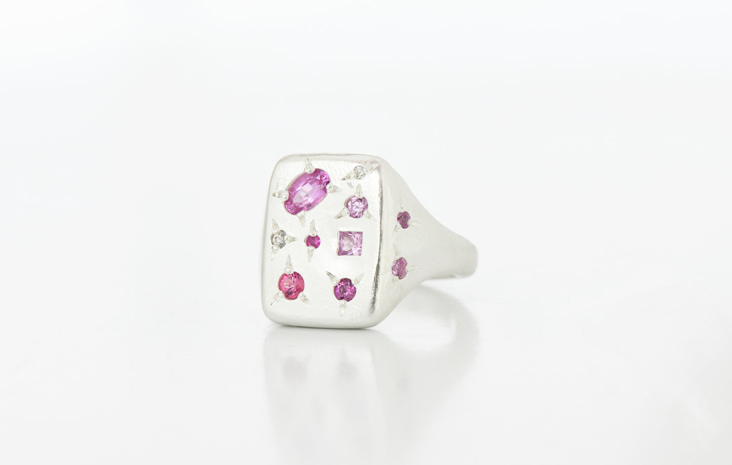 Pink Florentine ring