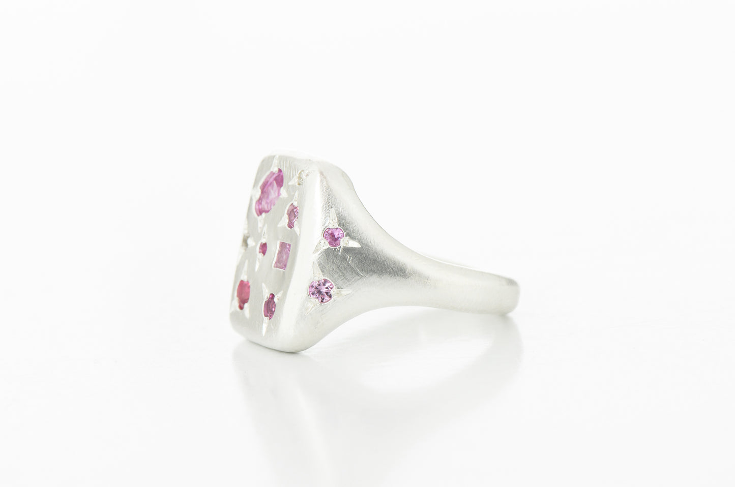 Pink Florentine ring