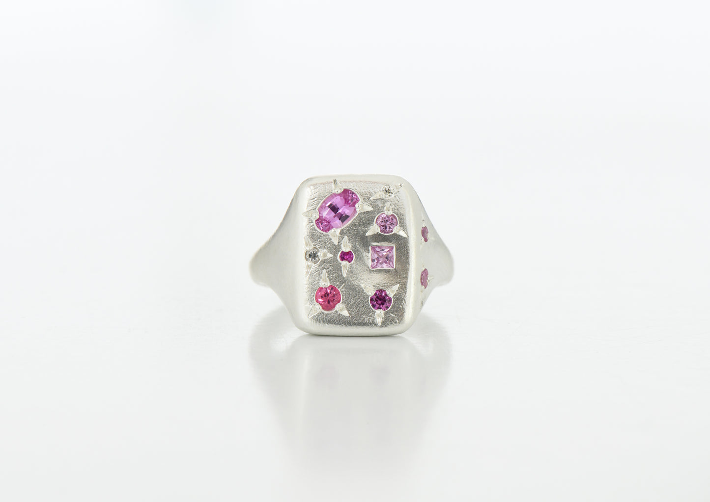 Pink Florentine ring