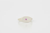 Oval simple ring