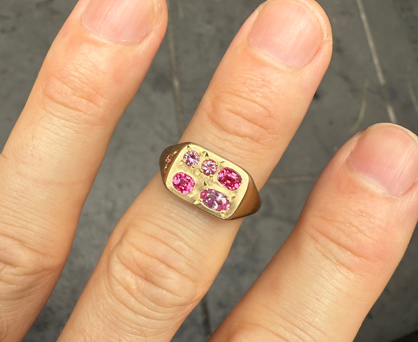 PINK SEGMENT RING