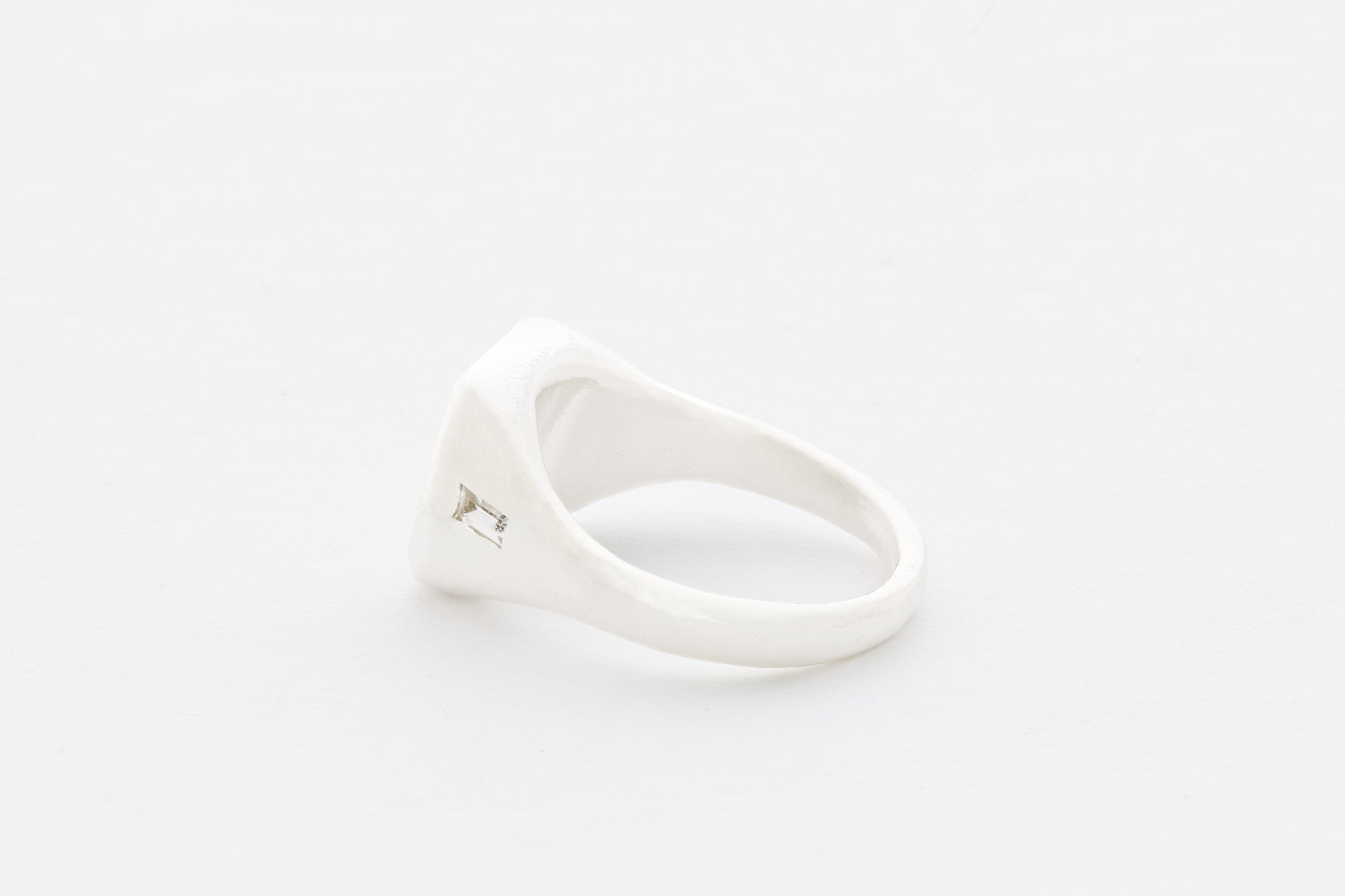 Silver Tablet Ring