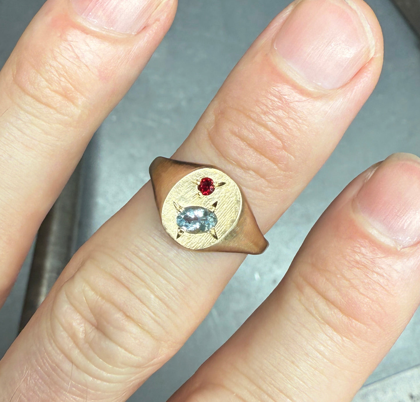 SPAZIO REF RING BLUE