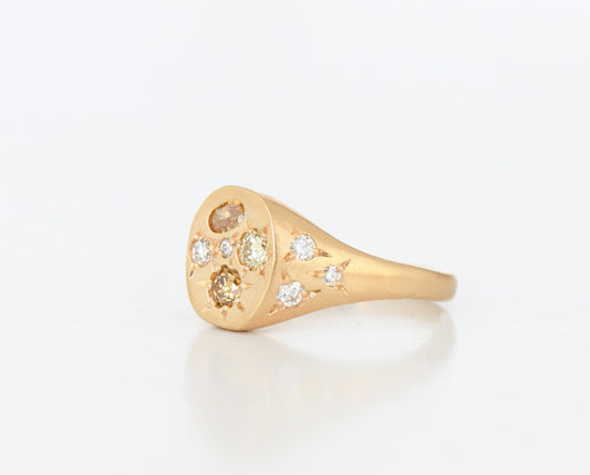 YELLOW DIAMOND SPAZIO RING