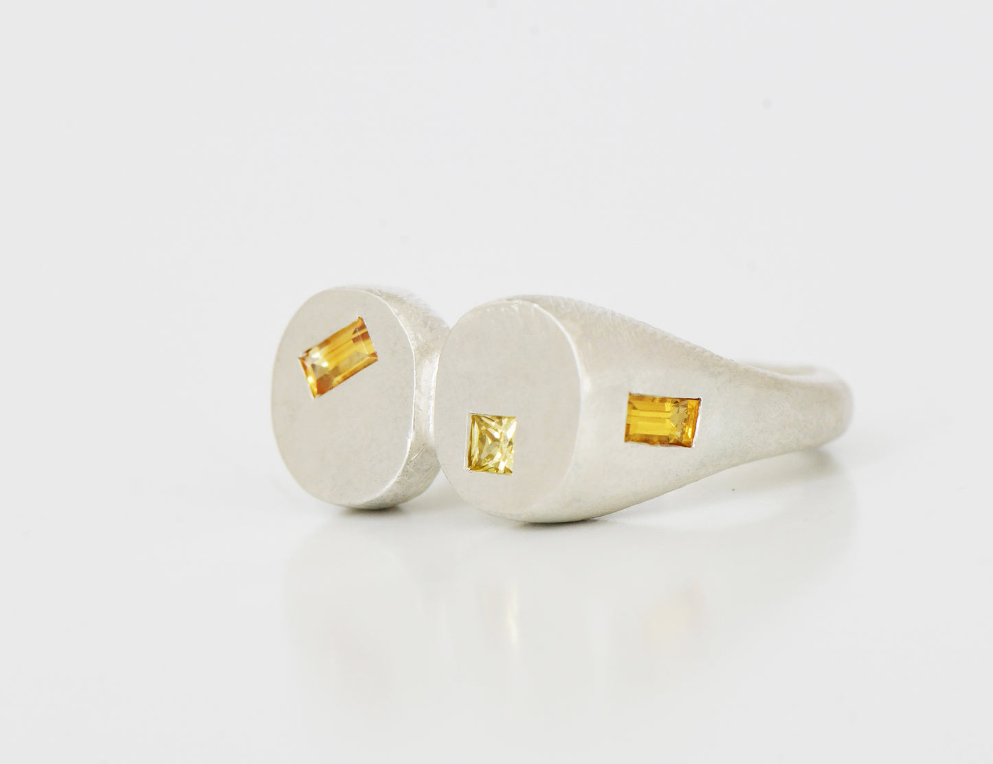 Double Neapolitan silver