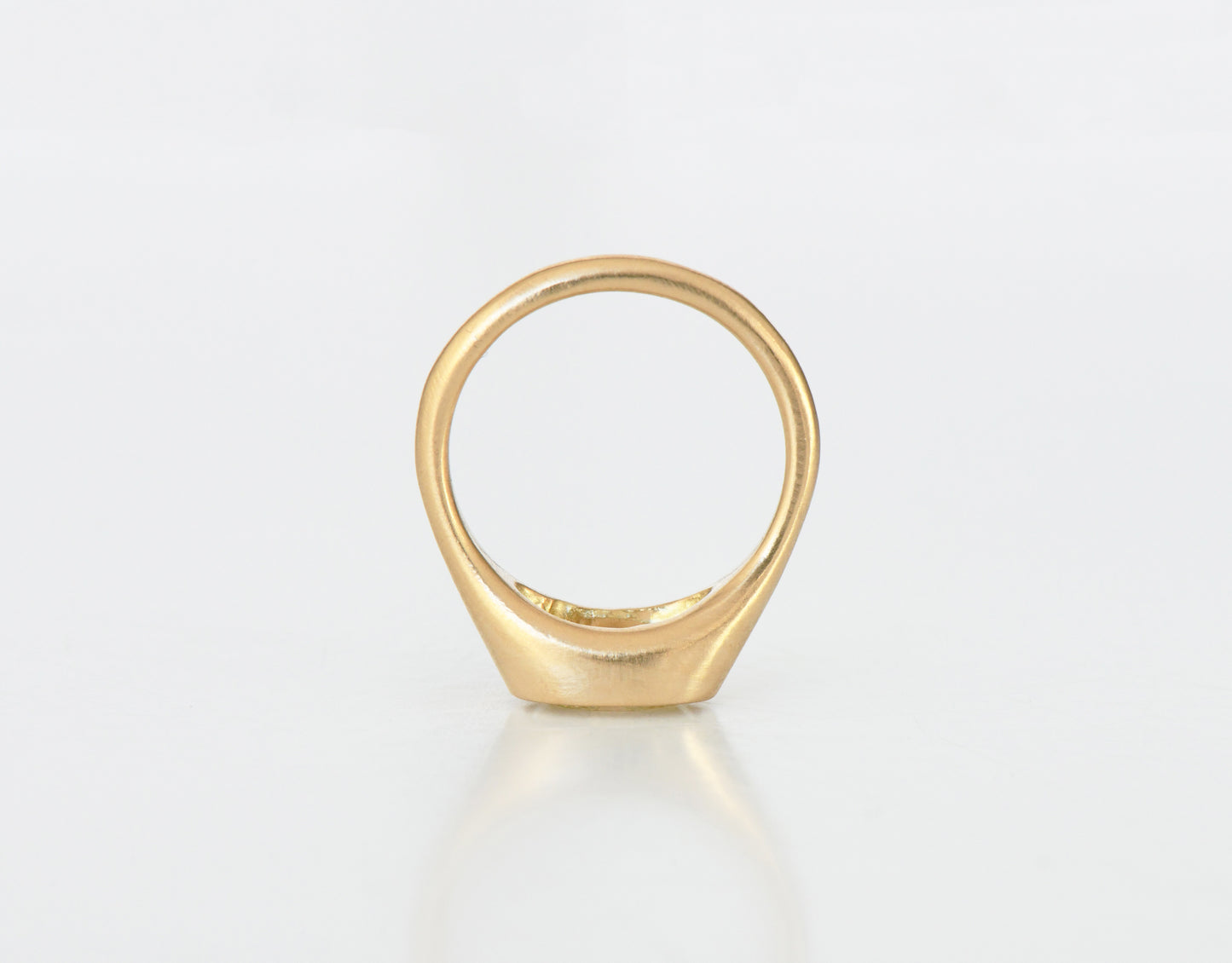 Yellow Oval Diamond ring