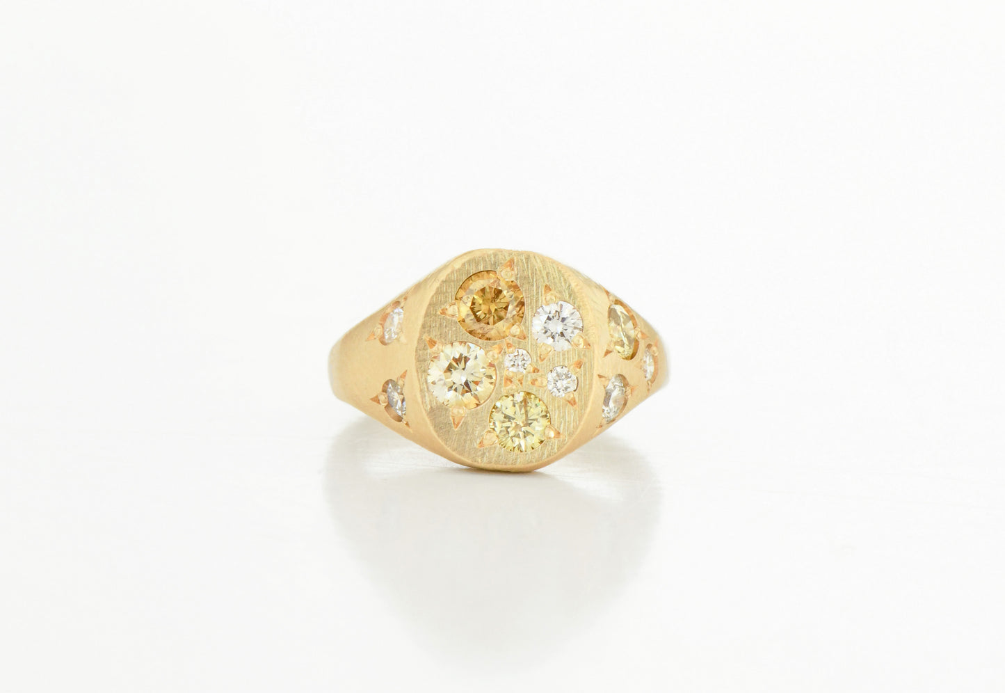Yellow Spazio ring