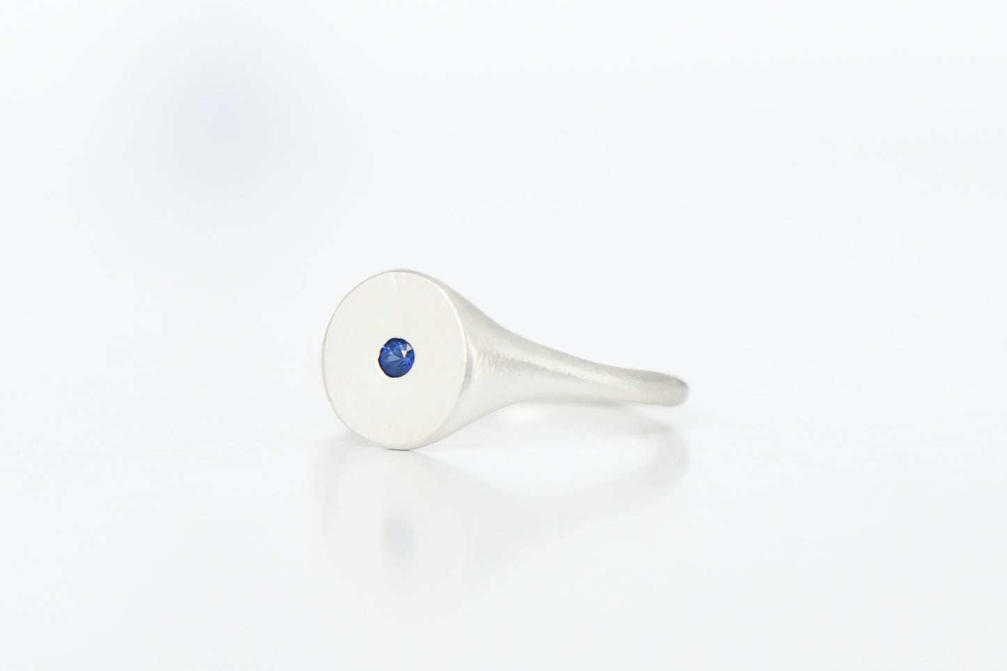Mini Dot Ring silver (O)
