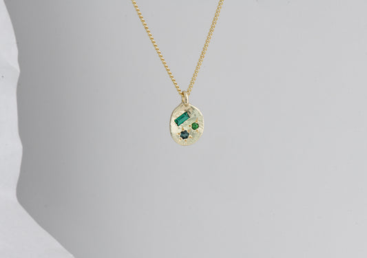 Neapolitan necklace Green