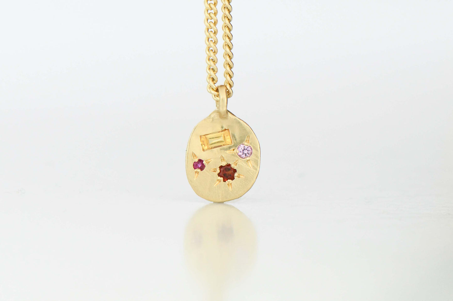 Neapolitan Orange Pendant (50cm chain)