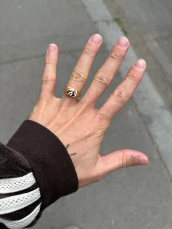 PALE ZIRCON CUSHION RING