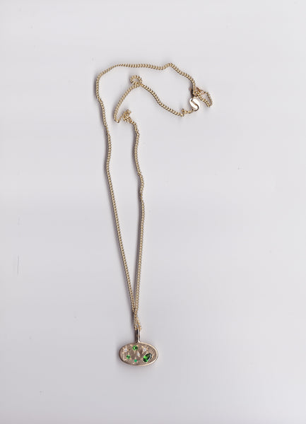OVAL PENDANT GOLD