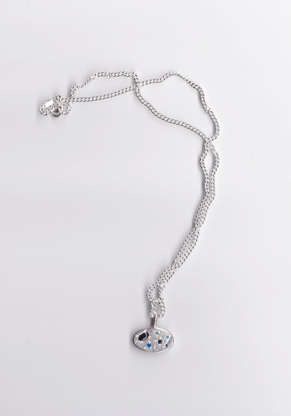 OVAL PENDANT SILVER