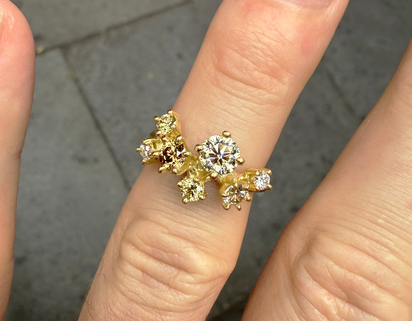 BROWN CLUSTER RING 2
