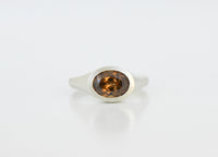 XL OVAL ZIRCON RING