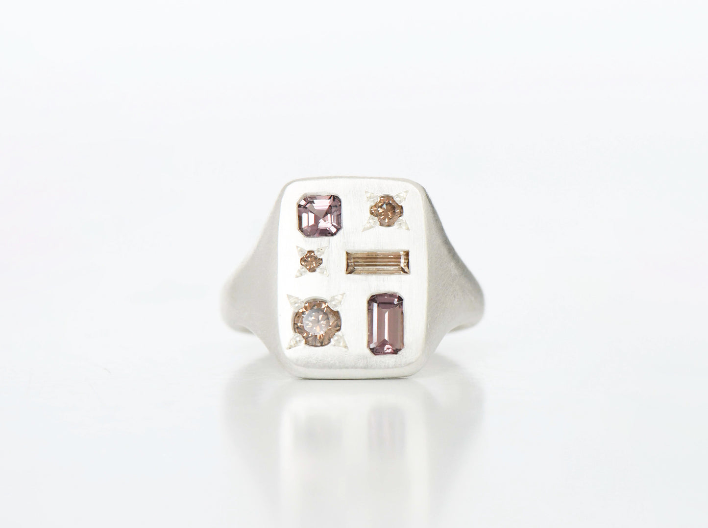 BROWN FLORENTINE RING
