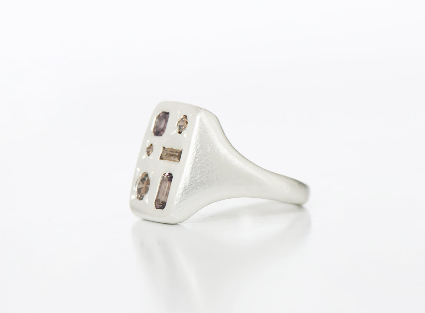 BROWN FLORENTINE RING