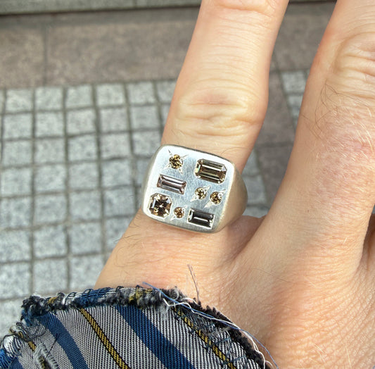 BROWN XL SEGMENT RING