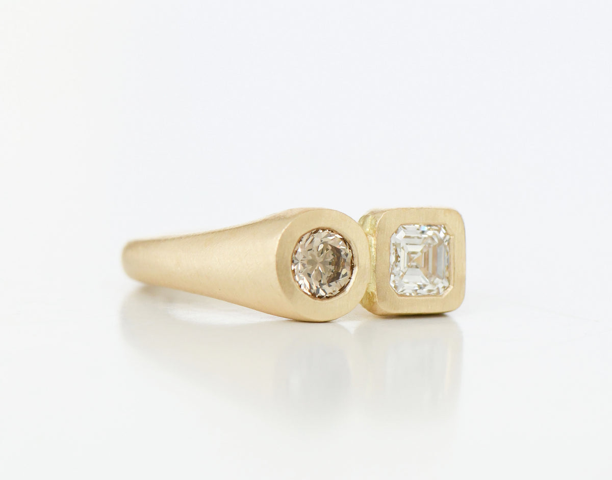 CHAMPAGNE DUO RING