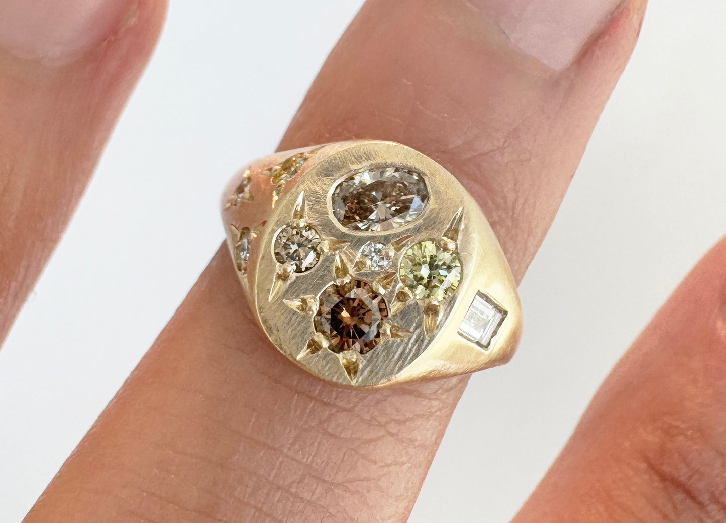 CHAMPAGNE SPAZIO RING