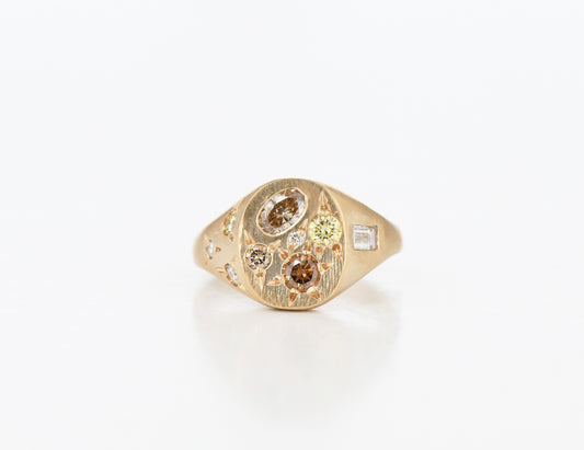 CHAMPAGNE SPAZIO RING