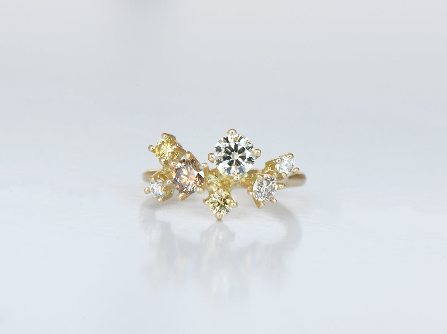 BROWN CLUSTER RING