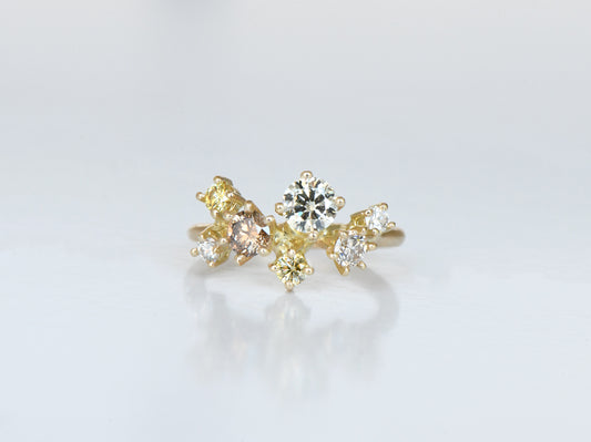 BROWN CLUSTER RING