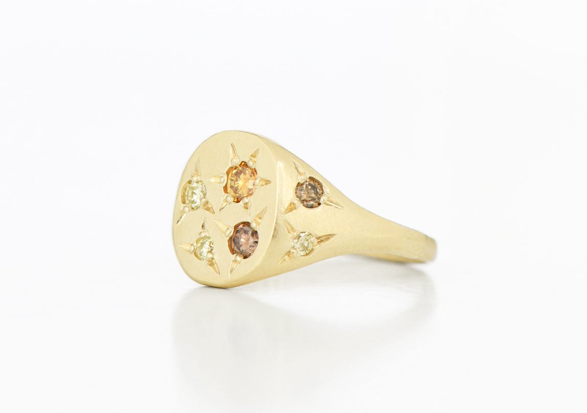 DIAMOND NEAPOLITAN RING