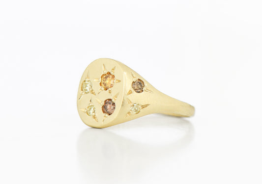 DIAMOND NEAPOLITAN RING