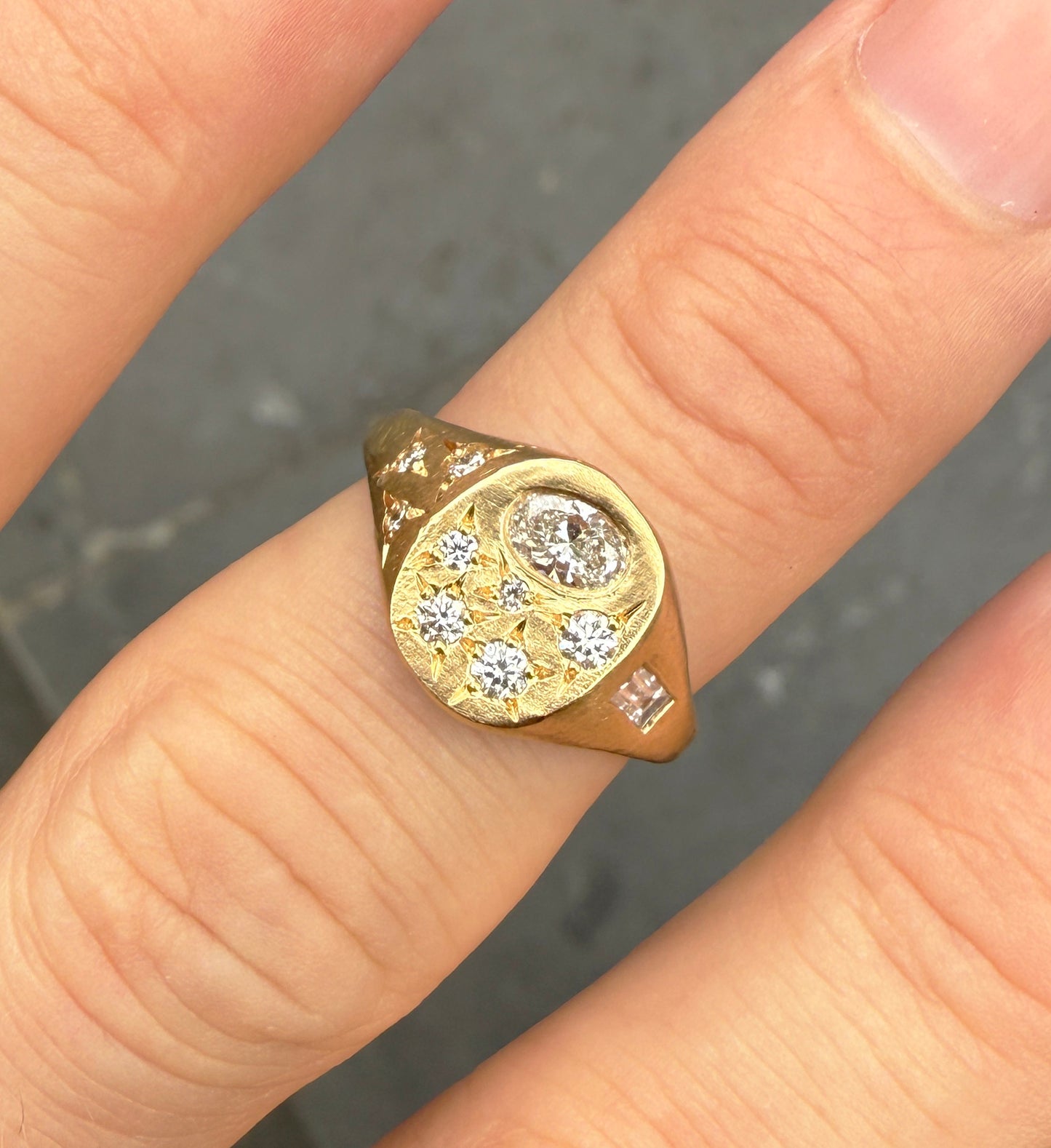 Diamond Scatter Spazio Ring