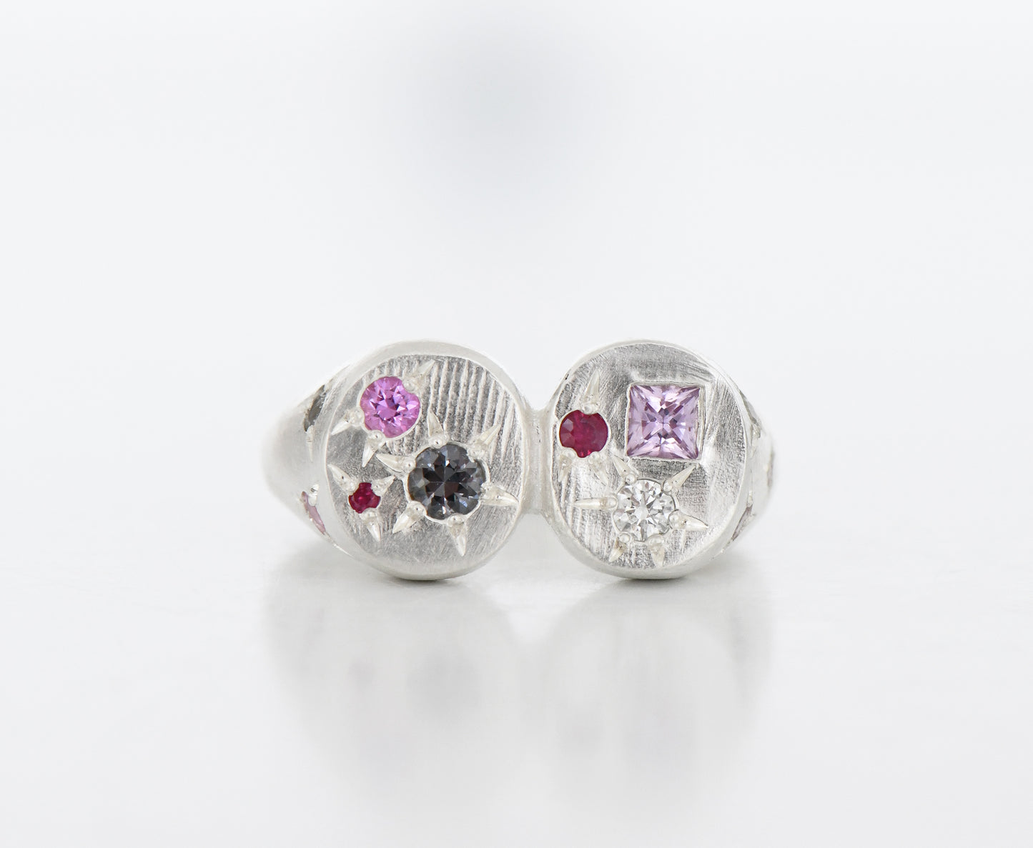 DOUBLE NEAPOLITAN RING PINK