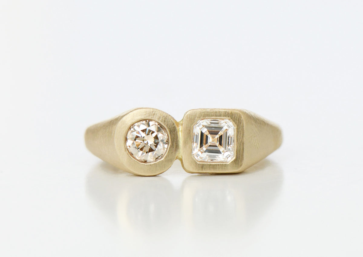 CHAMPAGNE DUO RING