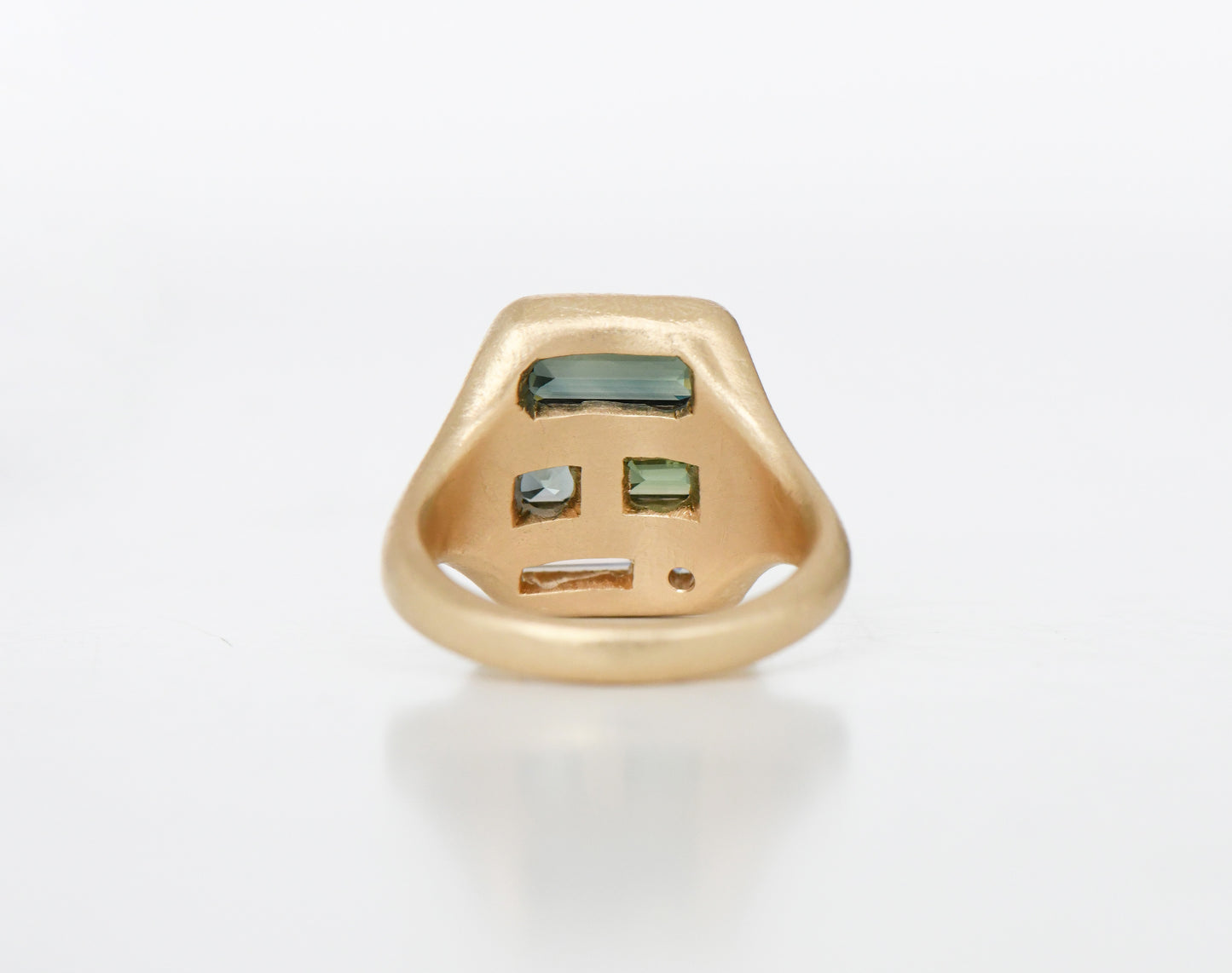 GREEN FLORENTINE RING