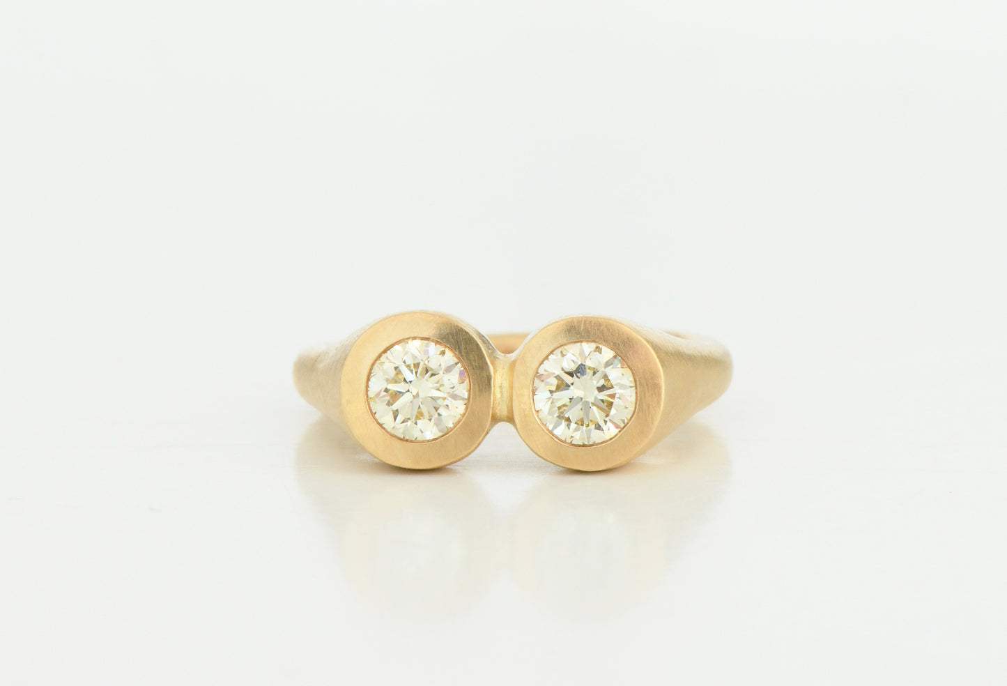 Goggle Ring Gold
