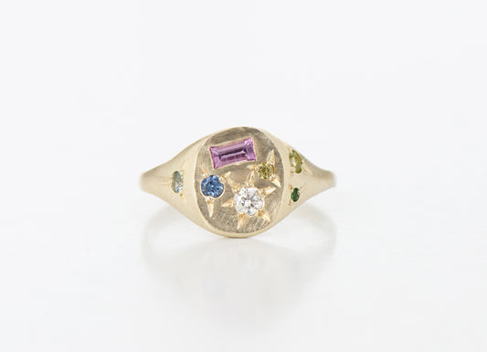 LAVENDER NEAPOLITAN RING