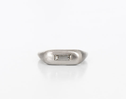 LUMP RING 18CT WHITE GOLD
