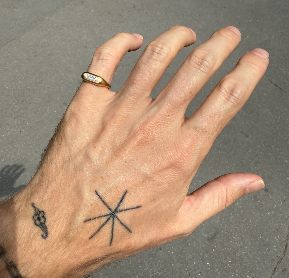 Lump ring diamond – Seb Brown