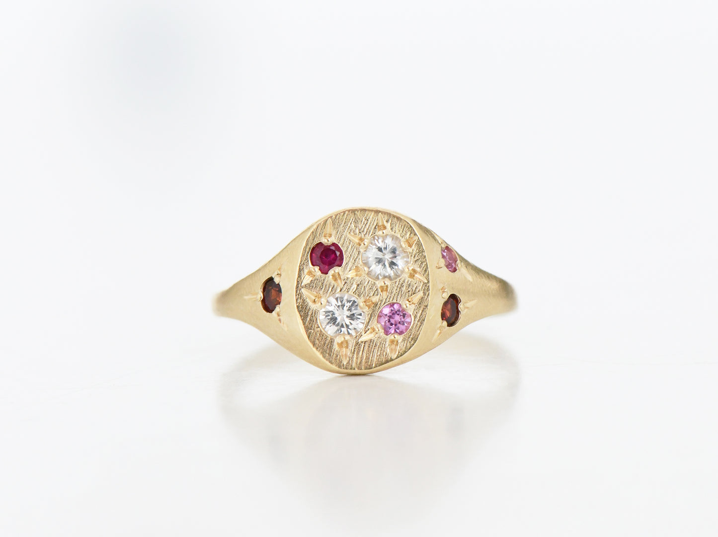 Pink Neapolitan Ring