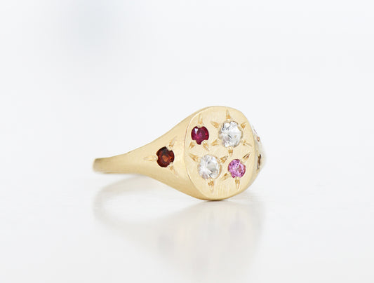 Pink Neapolitan Ring