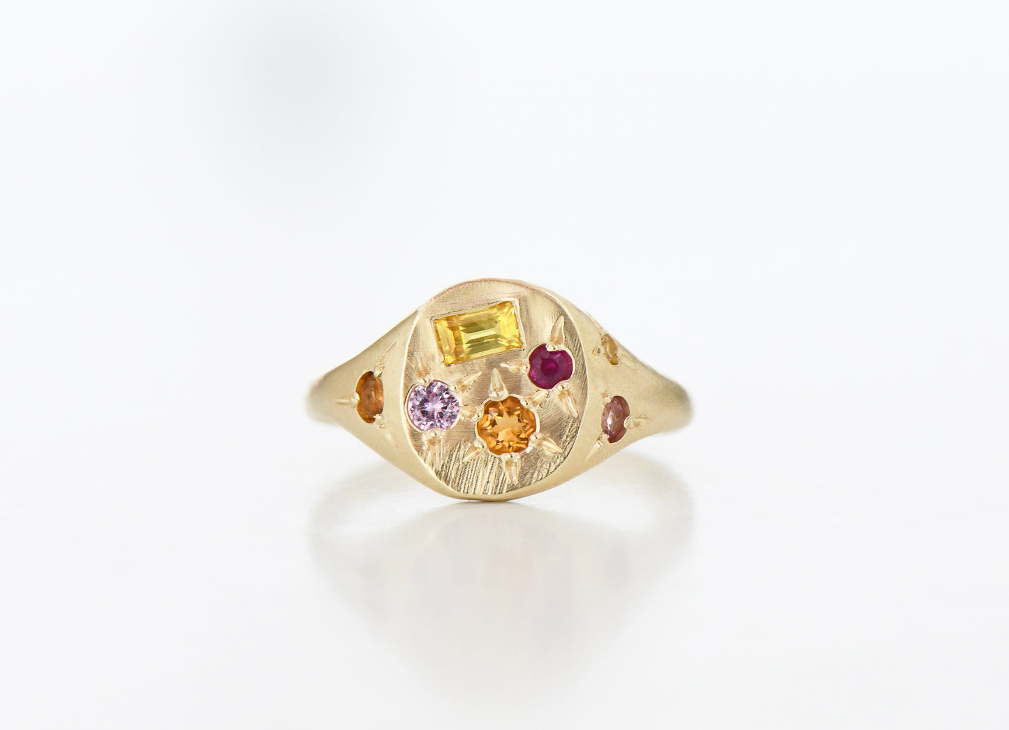 Orange Neapolitan Ring