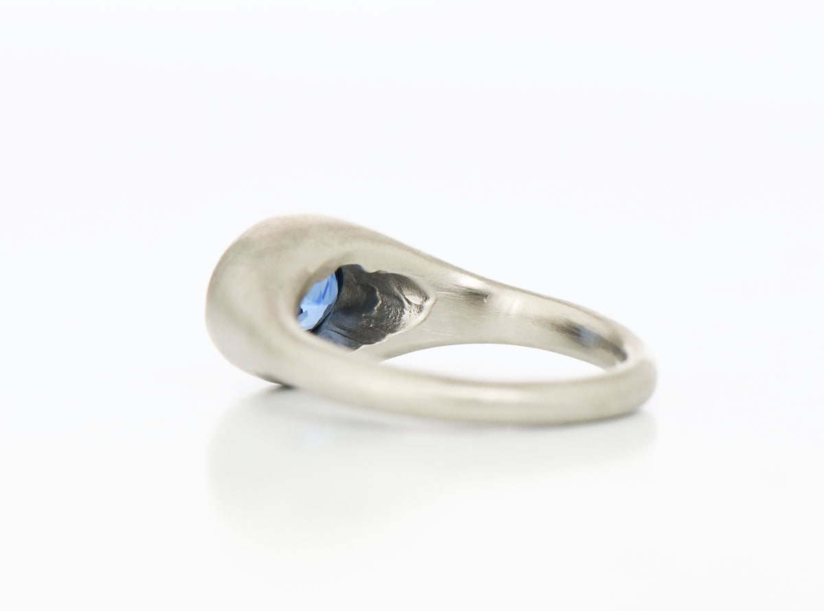 OVAL RING BLUE