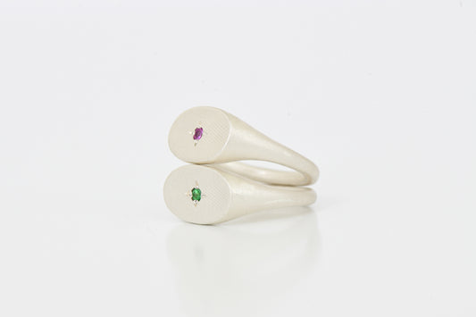 Oval simple ring