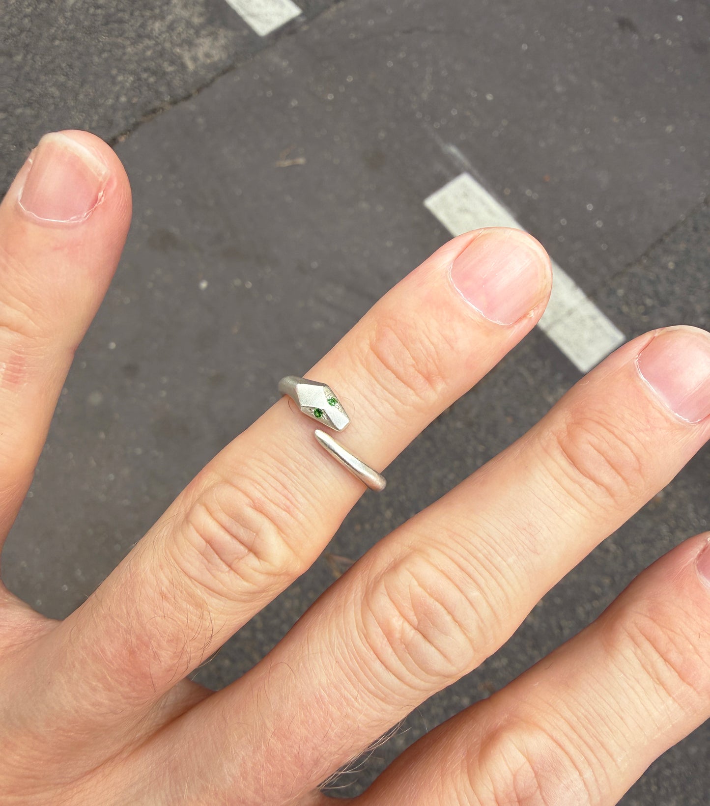 Serpent Ring Silver